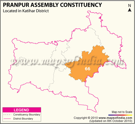 Assembly Constituency Map of Pranpur