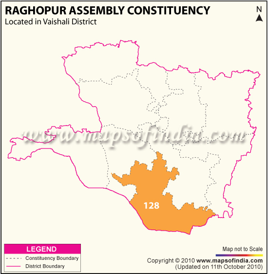 Assembly Constituency Map of Raghopur