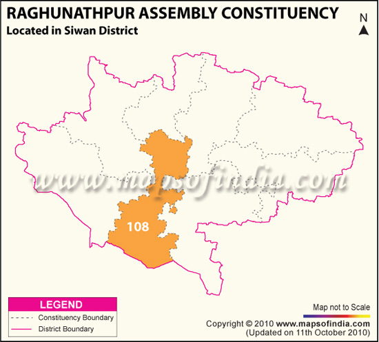 Assembly Constituency Map of Raghunathpur