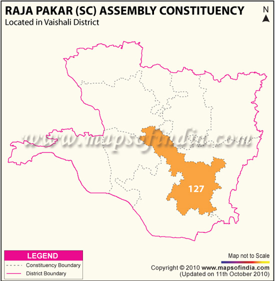 Assembly Constituency Map of Raja Pakar (SC)