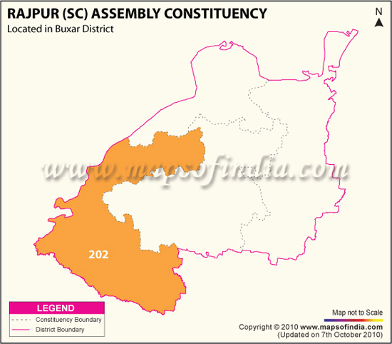 Assembly Constituency Map of Rajpur (SC)