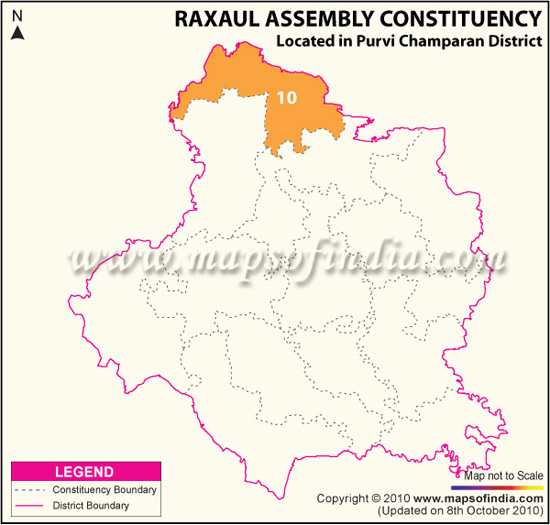 Assembly Constituency Map of Raxaul