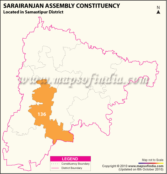 Assembly Constituency Map of Sarairanjan