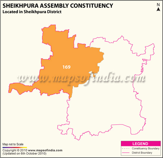 Assembly Constituency Map of Sheikhpura
