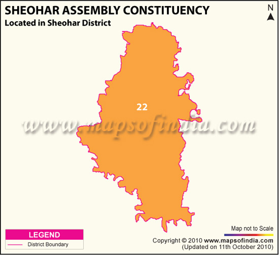 Assembly Constituency Map of Sheohar