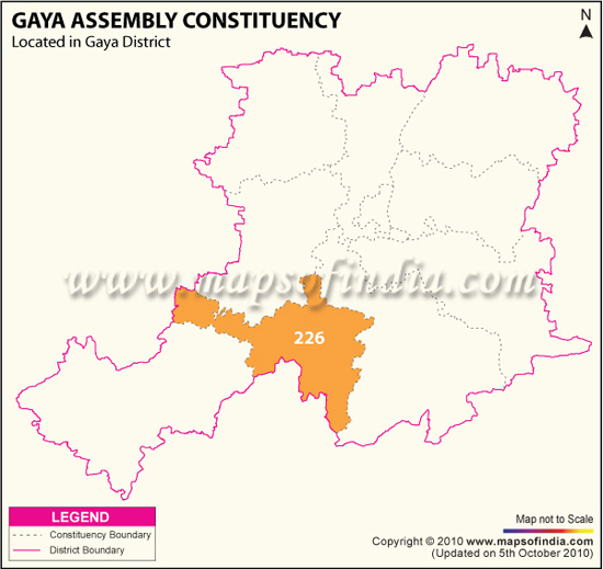 Assembly Constituency Map of Sherghati
