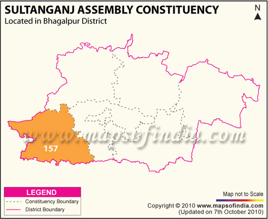 Assembly Constituency Map of Sultanganj