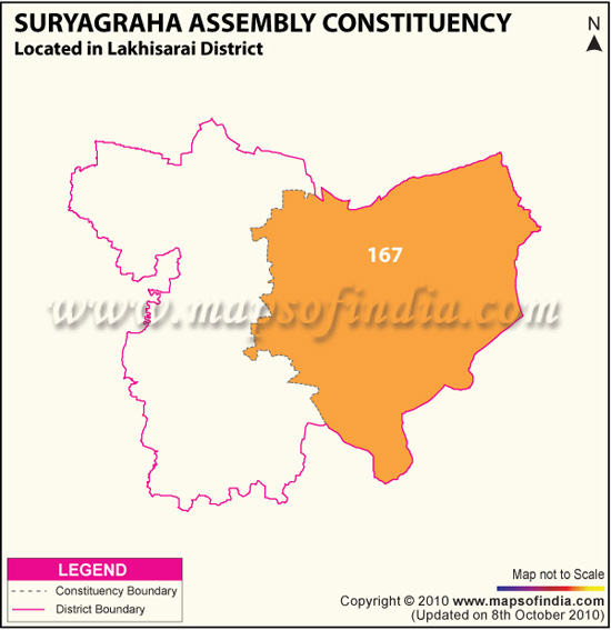 Assembly Constituency Map of Suryagarha