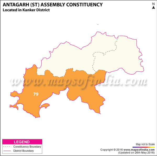 Map of Antagarh Assembly Constituency