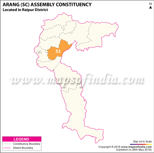 Map of Arang Assembly Constituency