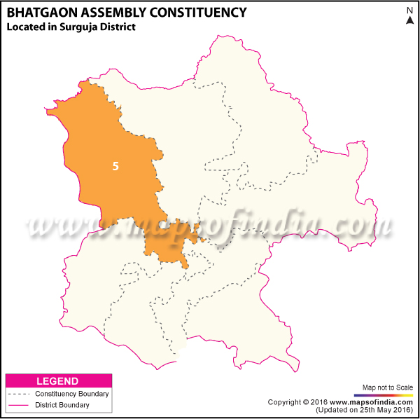 Map of Bhatgaon Assembly Constituency