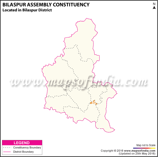 Map of Bilaspur Assembly Constituency