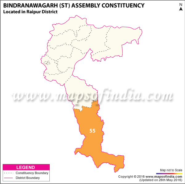 Map of Bindranawagarh Assembly Constituency