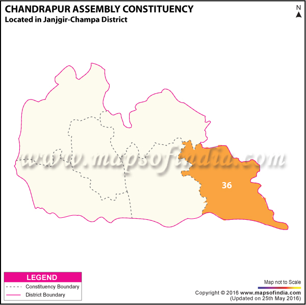 Map of Chandrapur Assembly Constituency