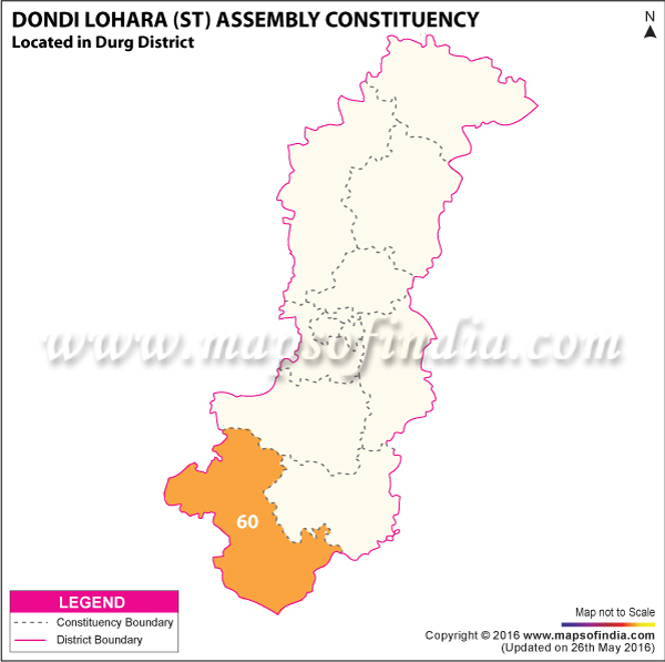 Map of Dondi Lohara Assembly Constituency
