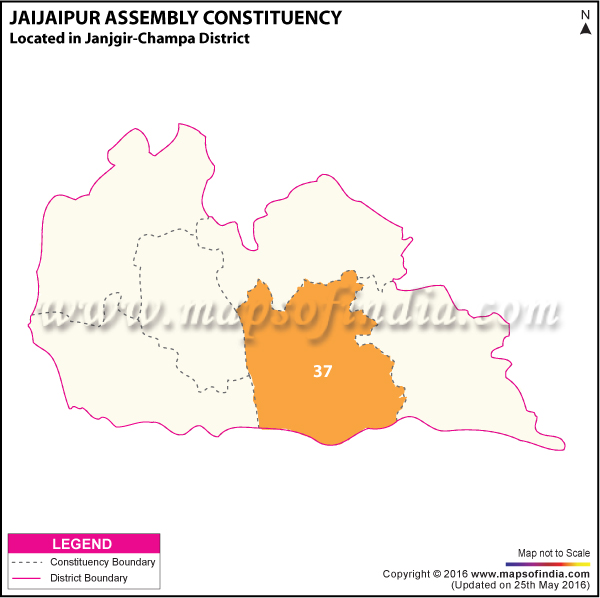 Map of Jaijaipur Assembly Constituency