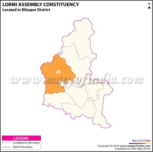 Map of Lormi Assembly Constituency