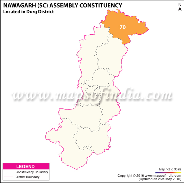 Map of Nawagarh Assembly Constituency
