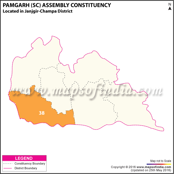 Map of Pamgarh Assembly Constituency