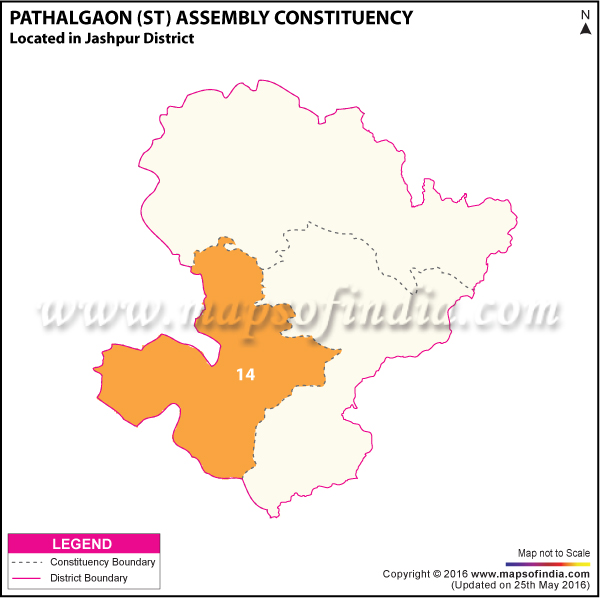 Map of Pathalgaon Assembly Constituency