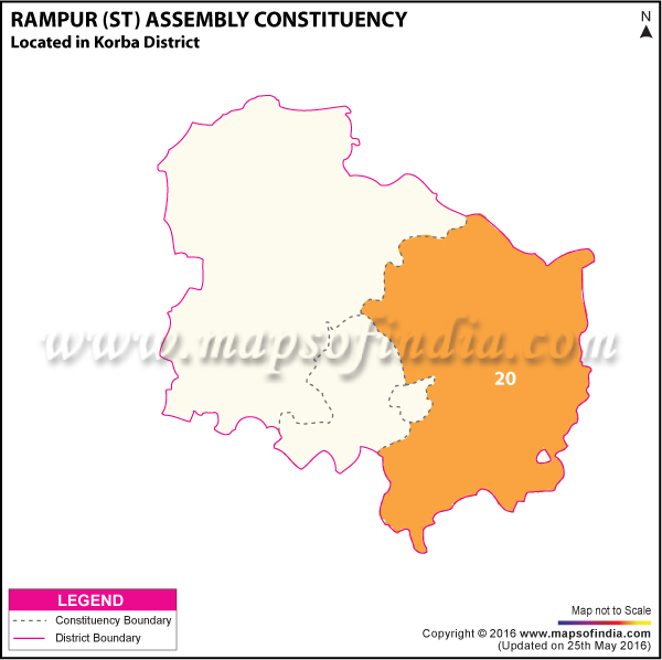 Map of Rampur Assembly Constituency