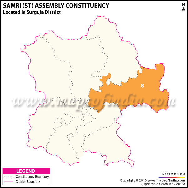 Map of Samri Assembly Constituency