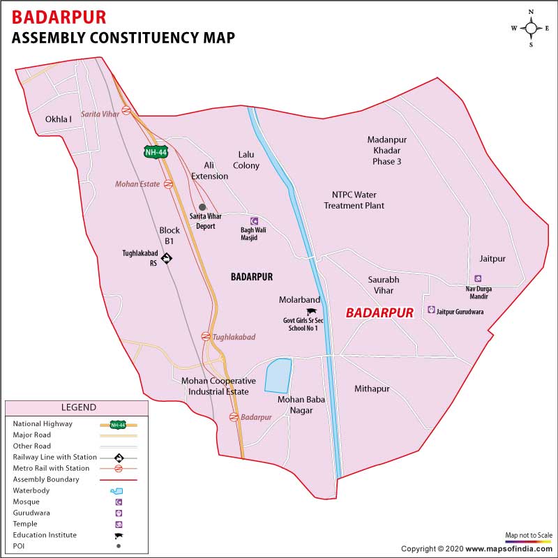  Contituency Map of Babarpur 2020
