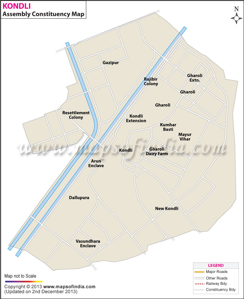  Contituency Map of Kondli