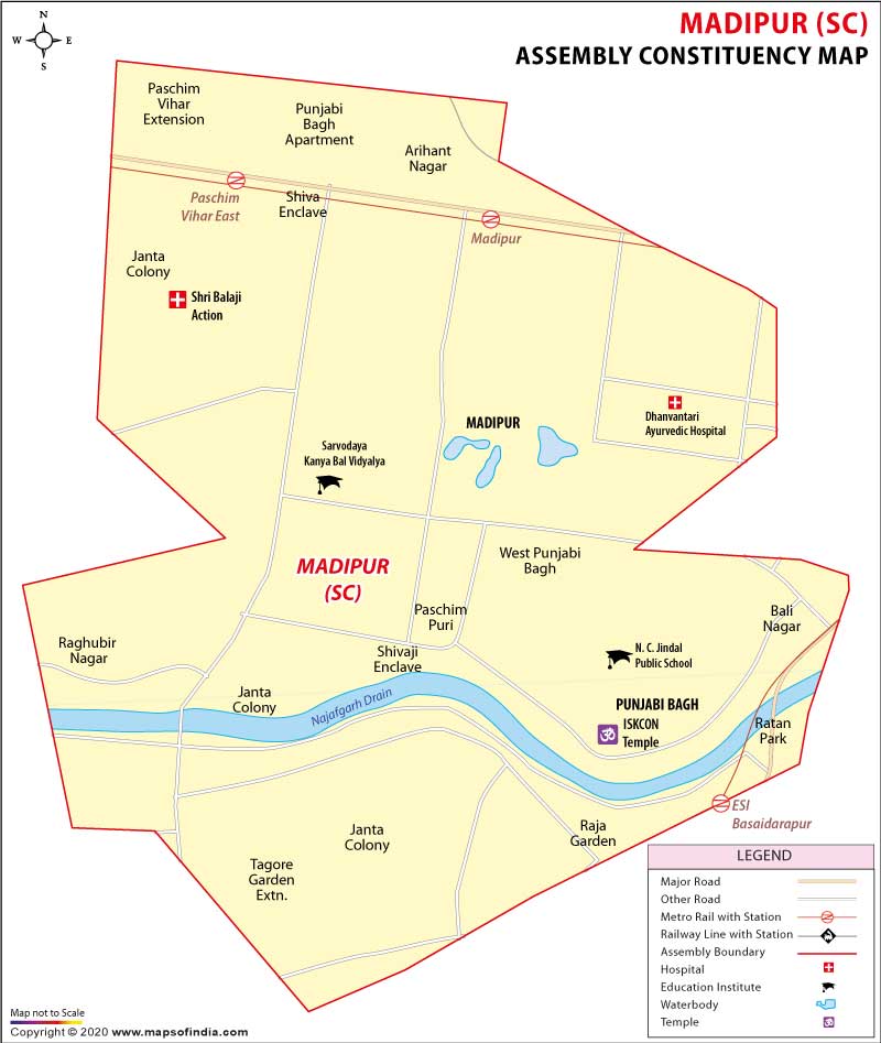  Contituency Map of Madipur 2025