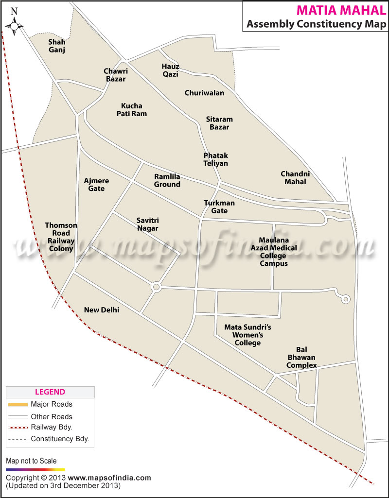 Map of Matia Mahal Assembly Constituency