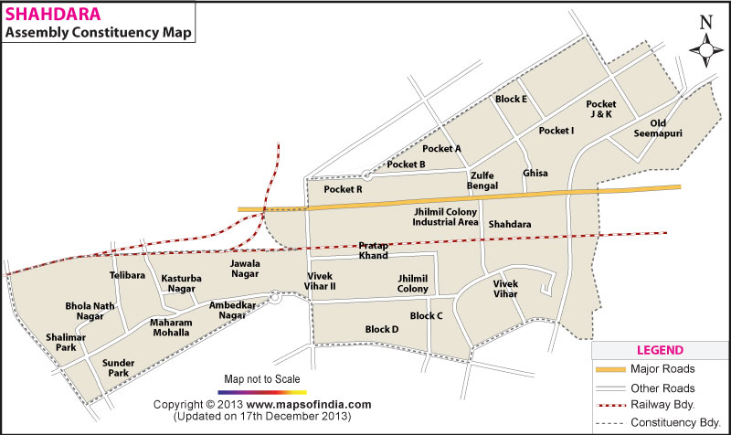  Contituency Map of Shahdara