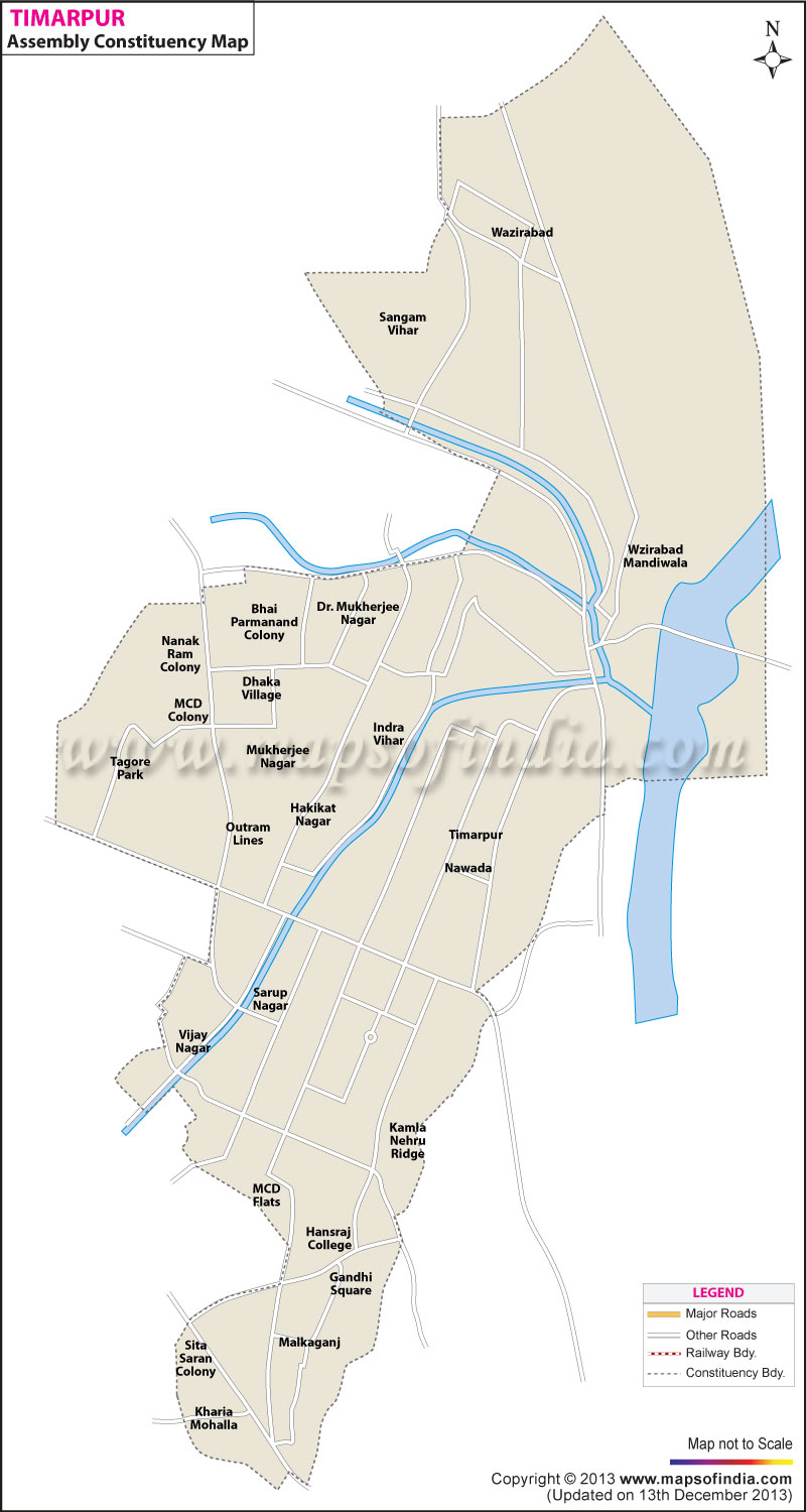  Contituency Map of Timarpur