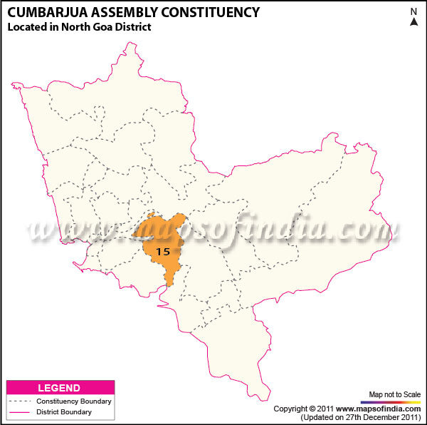 Assembly Constituency Map of Cumbarjua