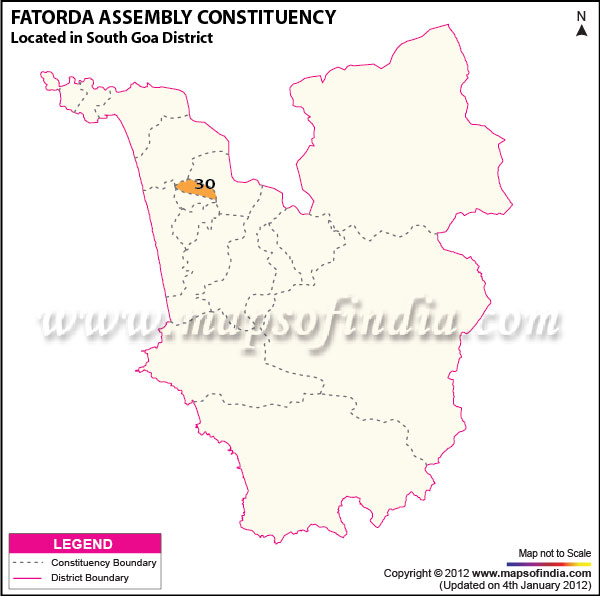 Assembly Constituency Map of Fatorda