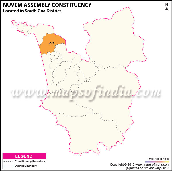 Assembly Constituency Map of Nuvem