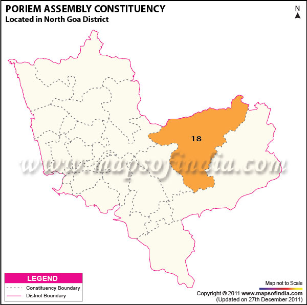 Assembly Constituency Map of Poriem