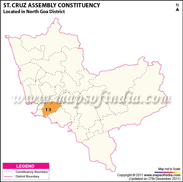 Assembly Constituency Map of St. Cruz