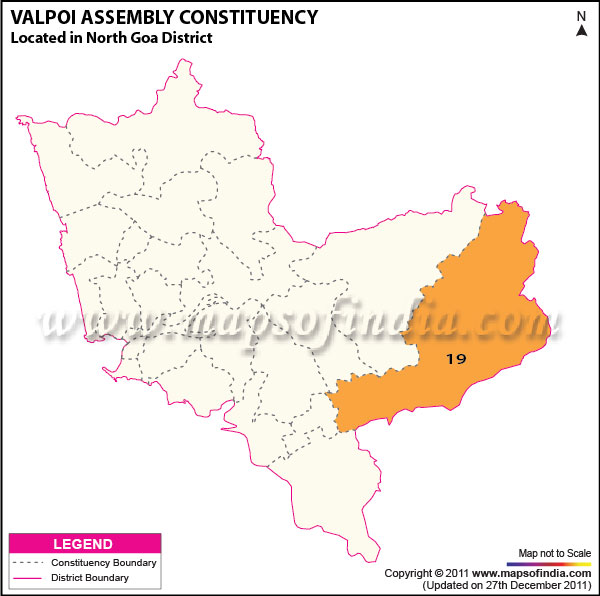 Assembly Constituency Map of Valpoi