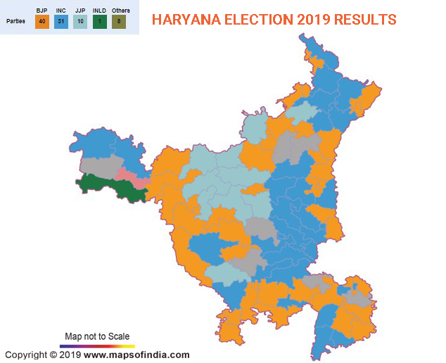 Haryana Assembly Vidhan Sabha Election Results 2019
