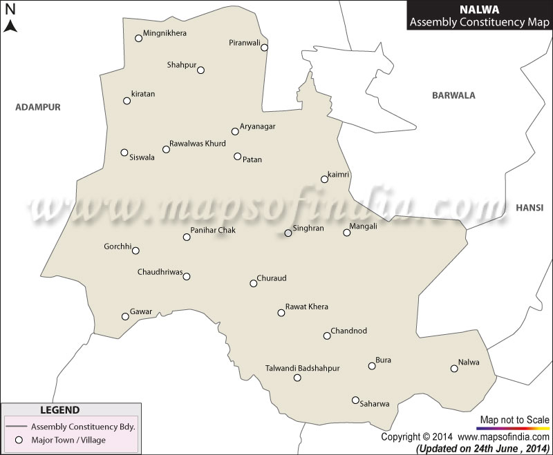 Map of Nalwa Assembly Constituency