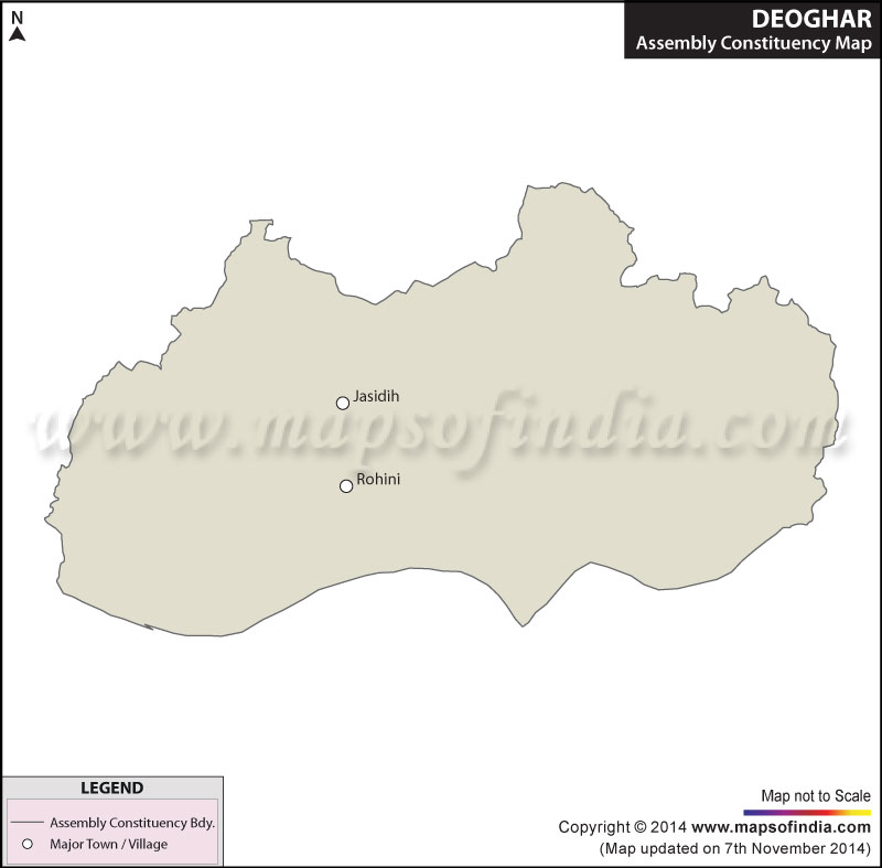 Map of Deoghar Assembly Constituency
