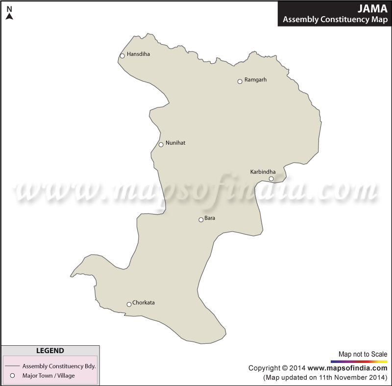 Map of Jama Assembly Constituency