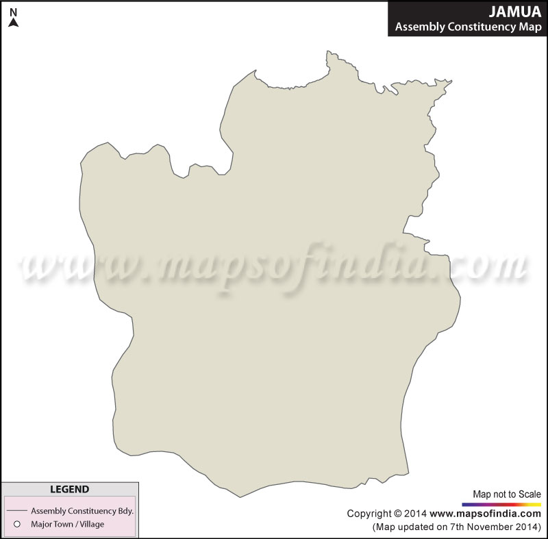 Map of Jamua Assembly Constituency