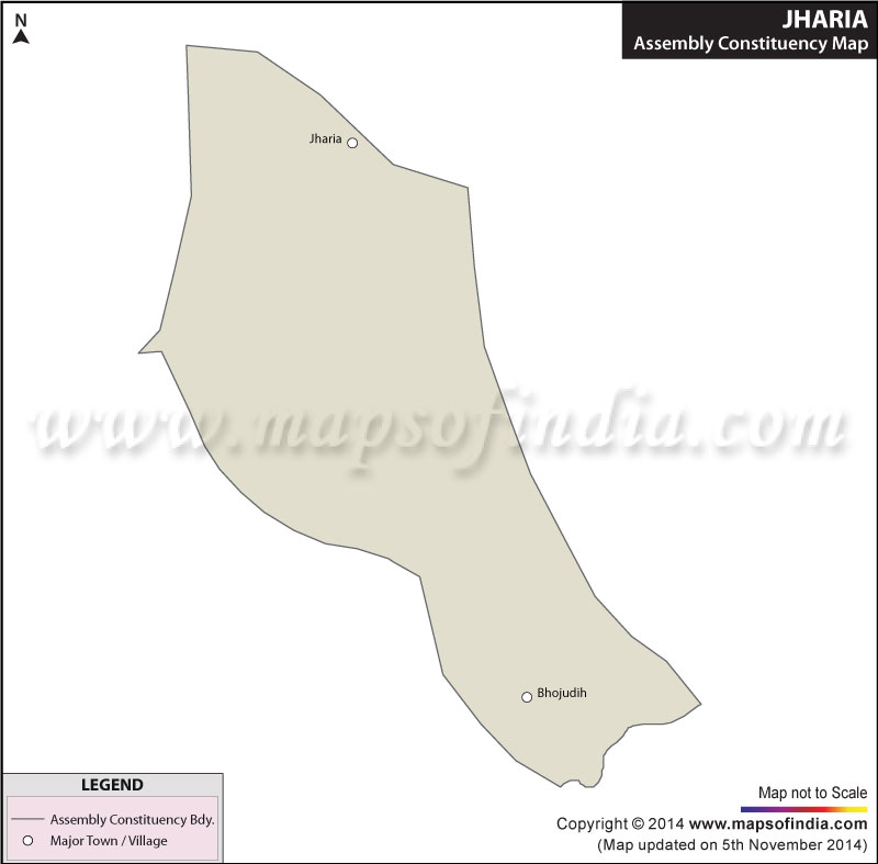 Map of Jharia Assembly Constituency