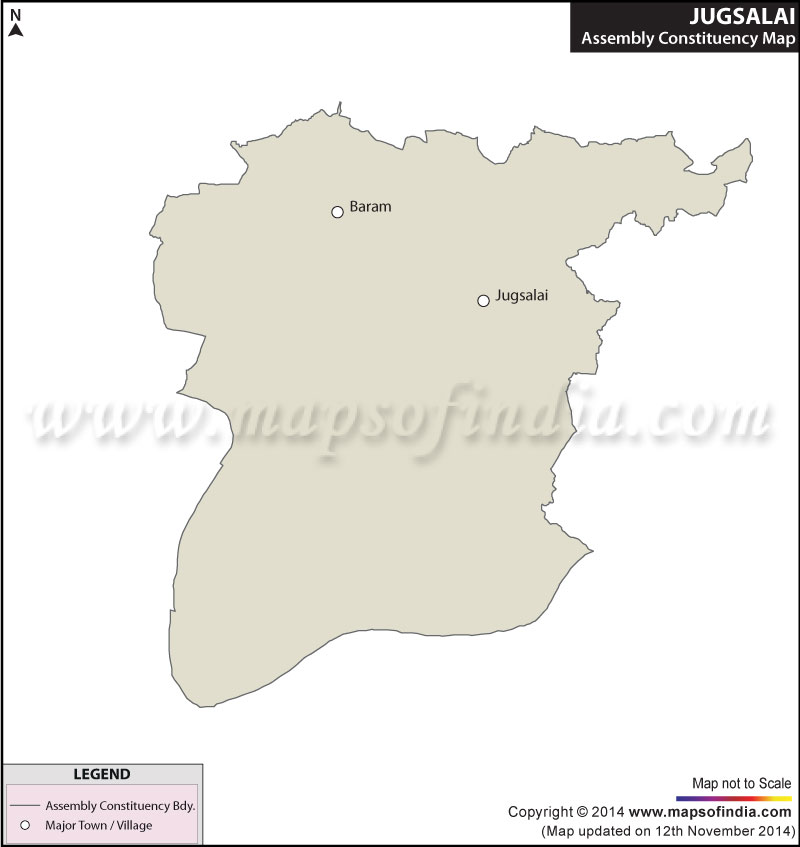 Map of Jugsalai Assembly Constituency