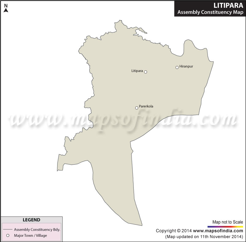 Map of Litipara Assembly Constituency
