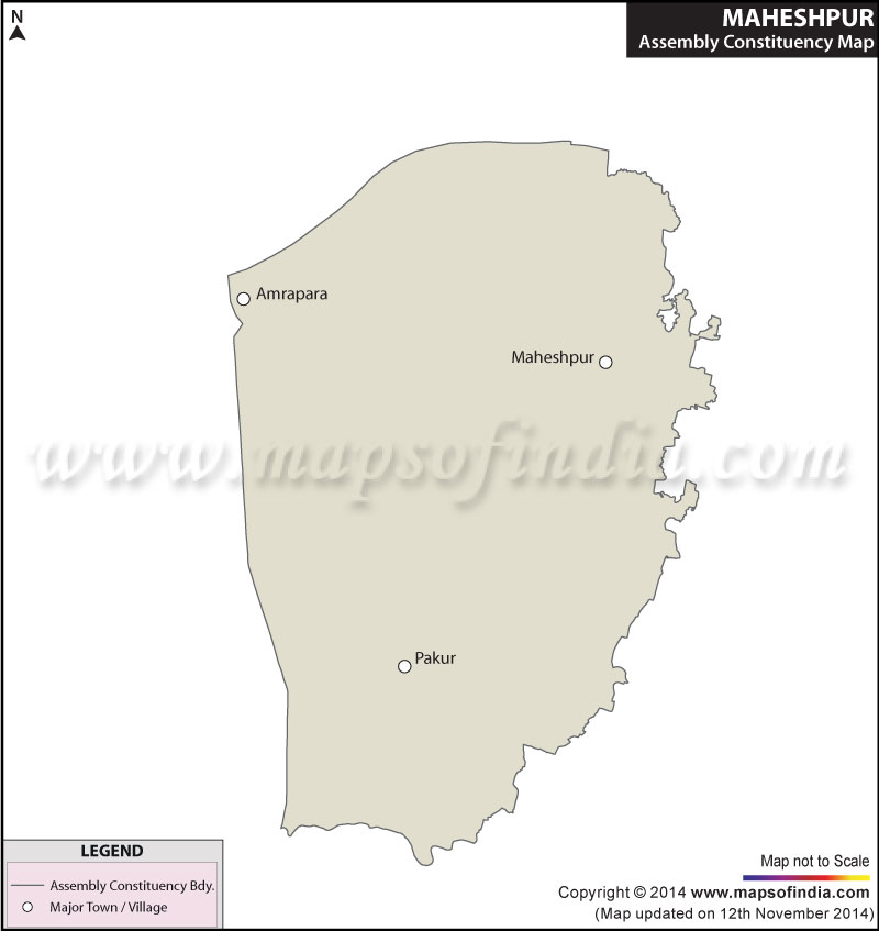 Map of Maheshpur Assembly Constituency