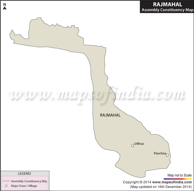 Map of Rajmahal Assembly Constituency