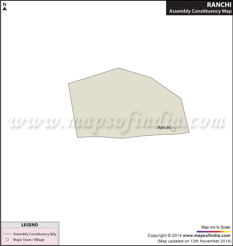 Map of Ranchi Assembly Constituency