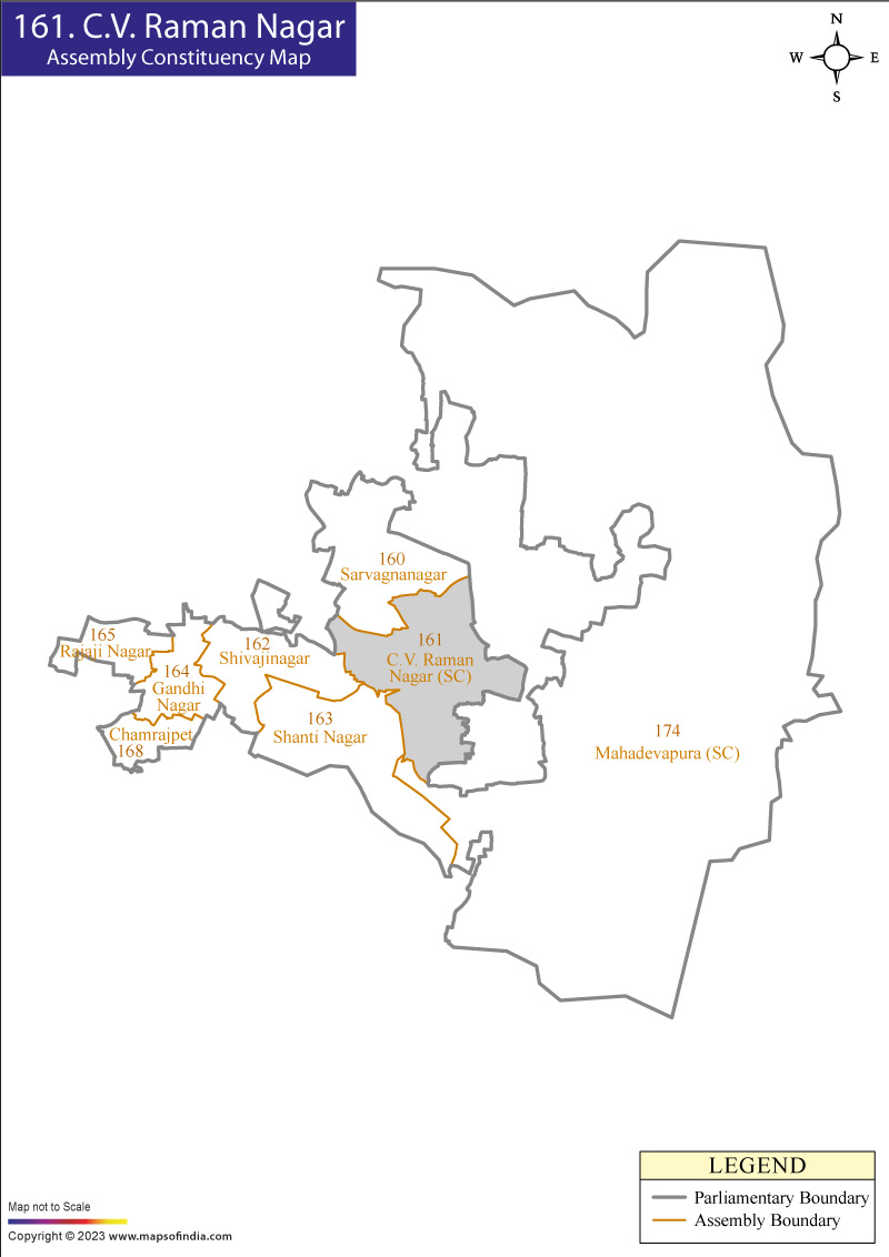 C.V.RamanNagar Election Result 2023, Bangalore Urban District C.V